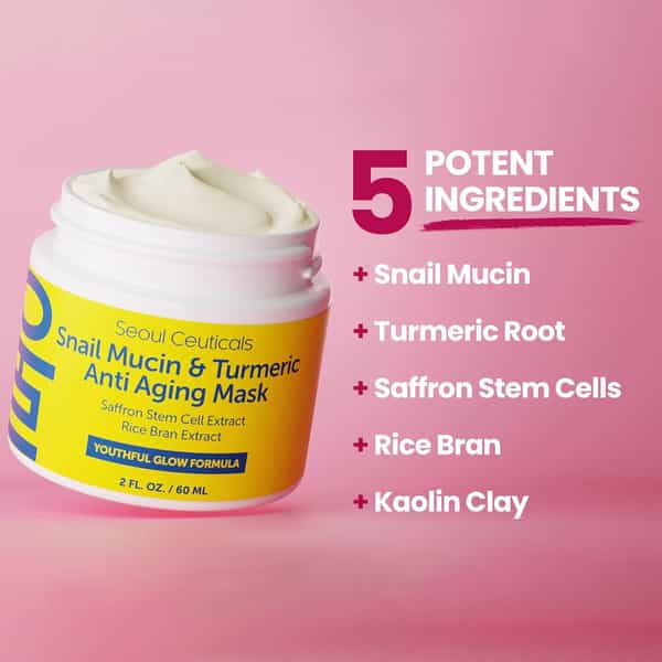 Seoul Ceuticals Snail Mucin & Turmeric Mask 60 Ml