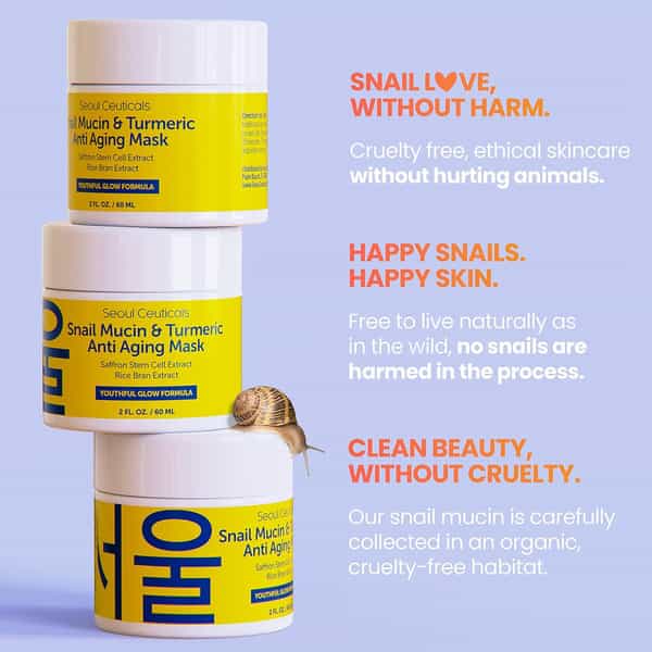 Seoul Ceuticals Snail Mucin & Turmeric Mask 60 Ml