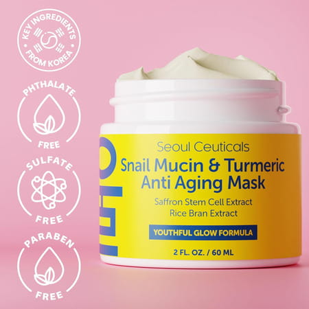 Seoul Ceuticals Snail Mucin & Turmeric Mask 60 Ml