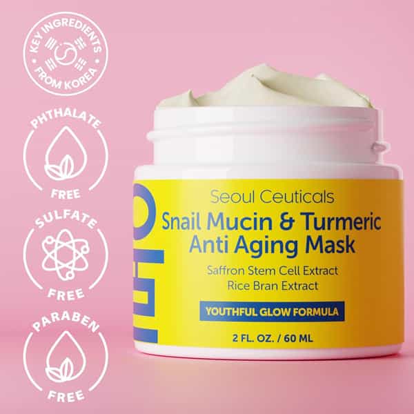 Seoul Ceuticals Snail Mucin & Turmeric Mask 60 Ml