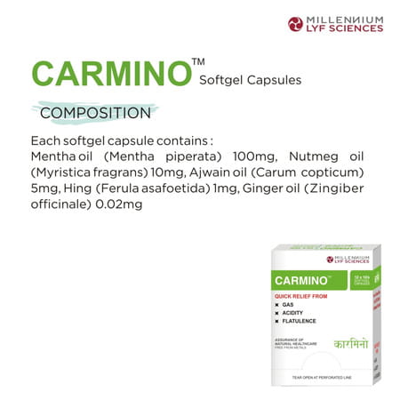 Carmino Strip Of 10 Capsules