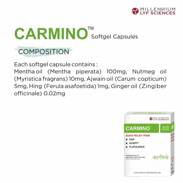 Carmino Strip Of 10 Capsules