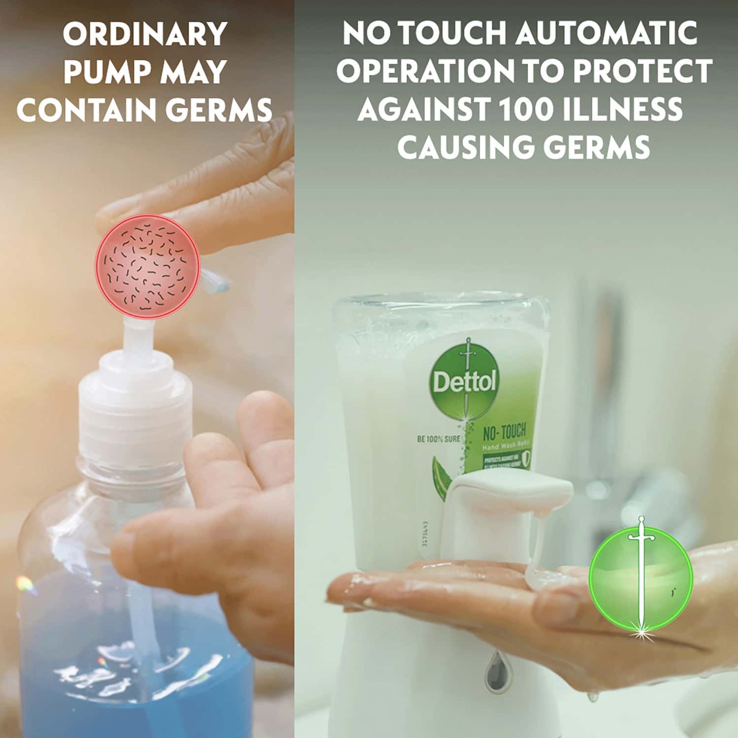 Buy DETTOL HANDWASH NOTOUCH AUTOMATIC SOAP DISPENSER DEVICE WITH ALOE