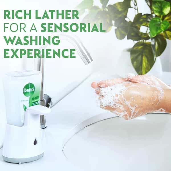 Dettol Handwash No-Touch Automatic Soap Dispenser Device With Aloe Vera Refill 250Ml