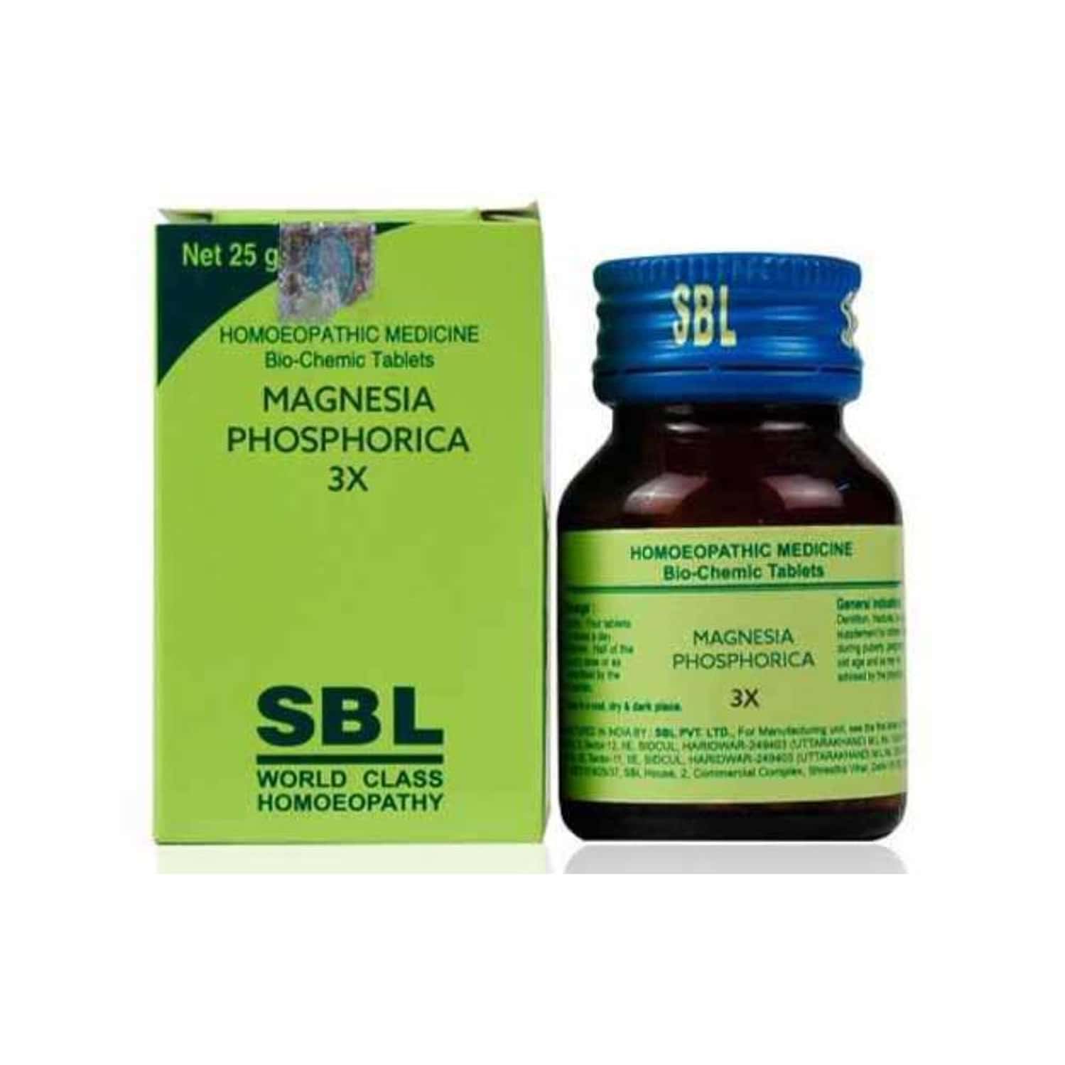 Sbl Magnesia Phosphorica Biochemic Tablet 3x 25 Gm Pack Of 2