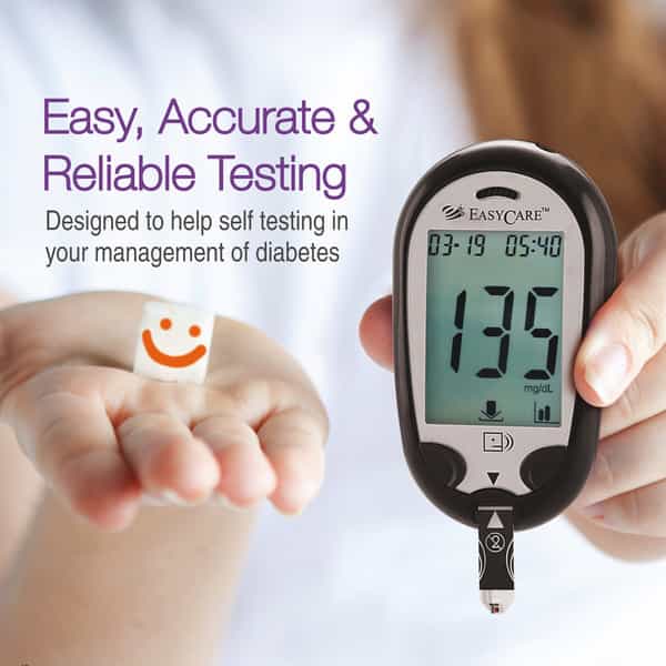 Easycare (German Tech.) Talking Blood Glucose Monitor With 50 Strips