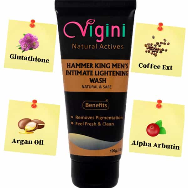 Vigini Vaginal V Feminine Hygiene Intimate Private Part Lightening Whitening Gel Wash Men + Women