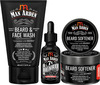Man Arden Beard And Face Conditioning Combo - Beard And Face Wash + Beard Oil + Beard Softener