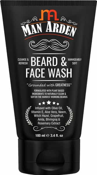Man Arden Beard And Face Conditioning Combo - Beard And Face Wash + Beard Oil + Beard Softener