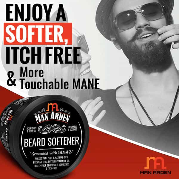Man Arden Beard And Face Conditioning Combo - Beard And Face Wash + Beard Oil + Beard Softener