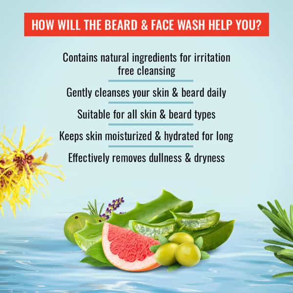 Man Arden Beard And Face Conditioning Combo - Beard And Face Wash + Beard Oil + Beard Softener