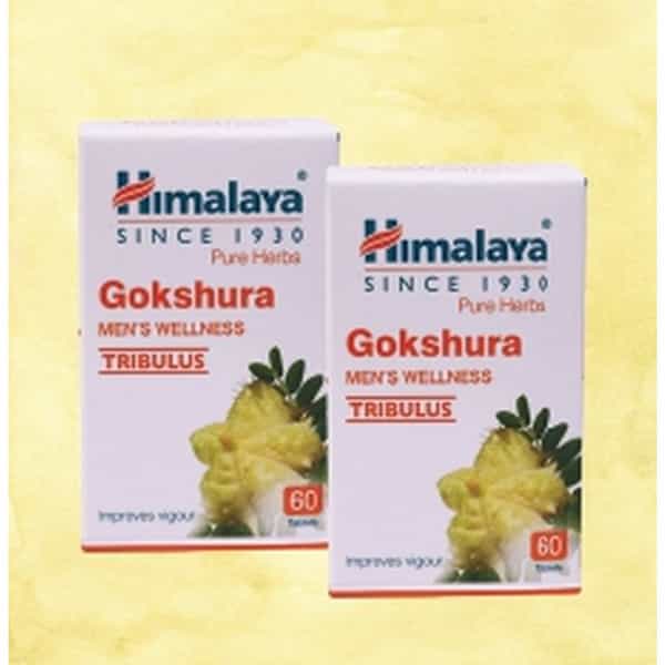Himalaya Pure Herbs Gokshura Tablet 60 No's (Pack Of 2)