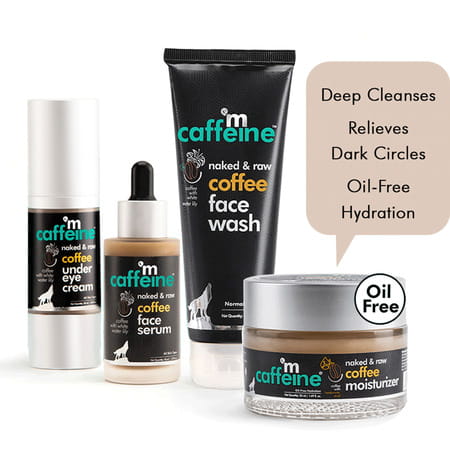 Mcaffeine Pro Skin Care Coffee Routine - Cleanse Hydrate & Reduce Dark Circles