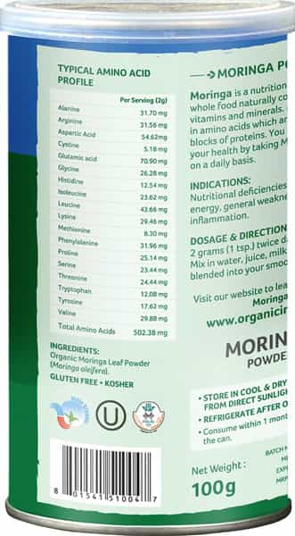 Organic India Moringa Powder 100 Gm