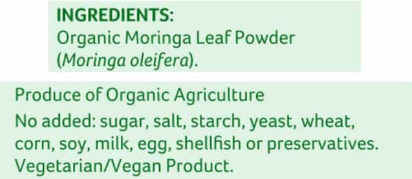 Organic India Moringa Powder 100 Gm