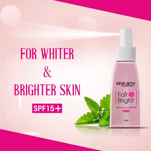 Keya Seth Aromatherapy Fair & Bright Fairness Serum For Brighter Skin Spf 15+42Ml