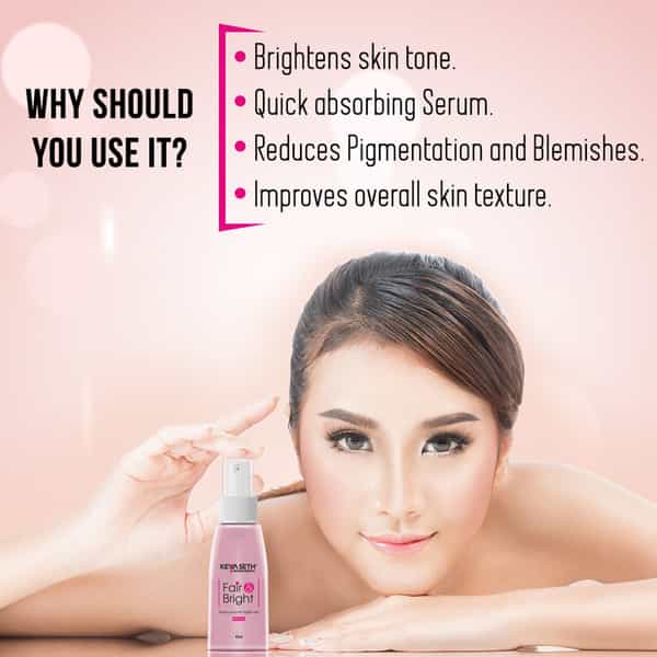 Keya Seth Aromatherapy Fair & Bright Fairness Serum For Brighter Skin Spf 15+42Ml