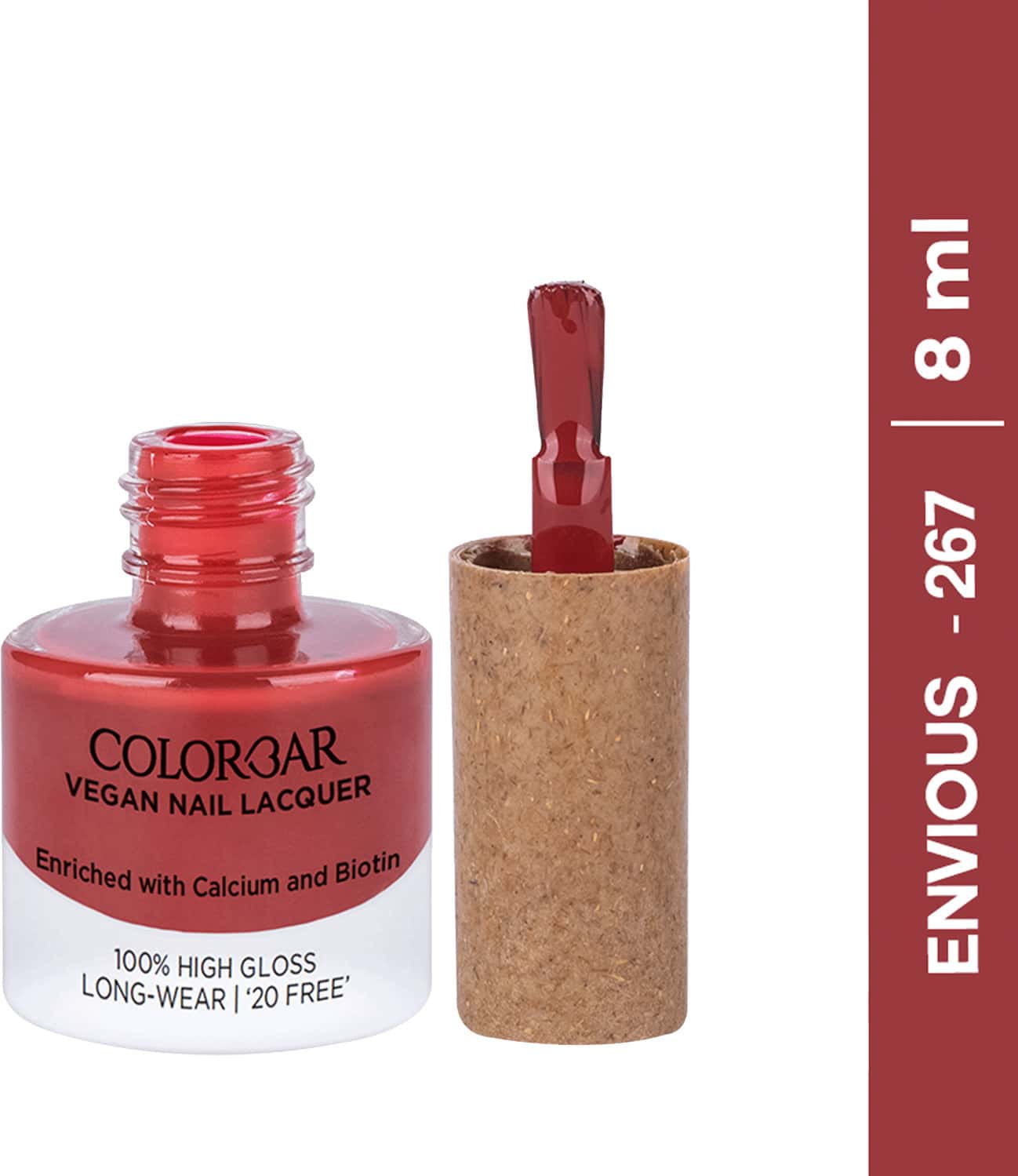 Buy COLORBAR VEGAN NAIL LACQUER ENVIOUS 8 ML Online & Get Upto 60 OFF