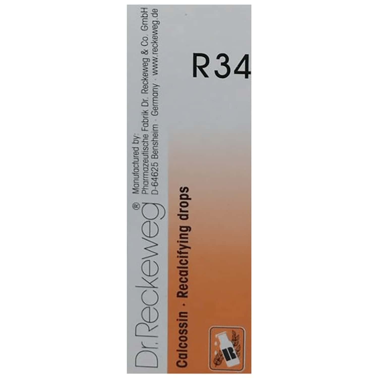 Dr. Reckeweg R34 Recalcifying Drops 22 Ml