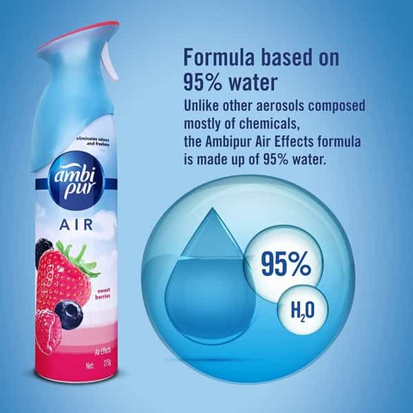 Ambi Pur Air Effects Air Freshener (Sweet Berries) - 275G