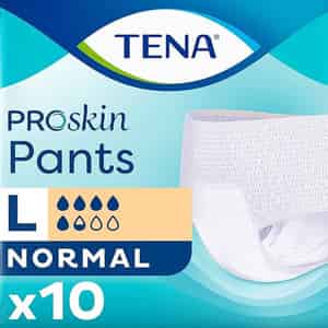 Tena Normal Pants Style | Adult Diaper Size(l) | Unisex | 39.37-53.14 Inch | 100-135cms - 10n