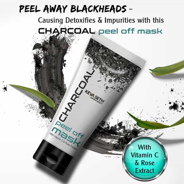 Keya Seth Aromatherapy Charcoal Peel Off Mask Face Pack-50Gm