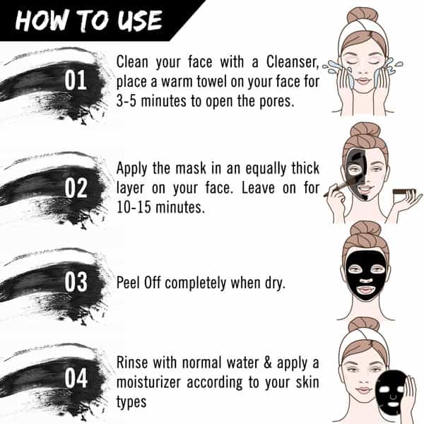 Keya Seth Aromatherapy Charcoal Peel Off Mask Face Pack-50Gm