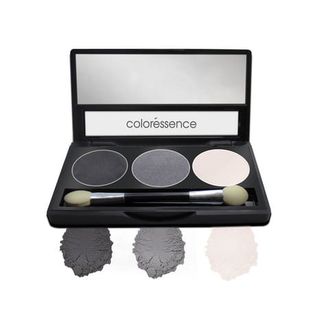 Coloressence Satin Eye Shades Pearl Pigment Smooth Formula Eyeshadow Makeup Palatte|Smokey Look 3.5g