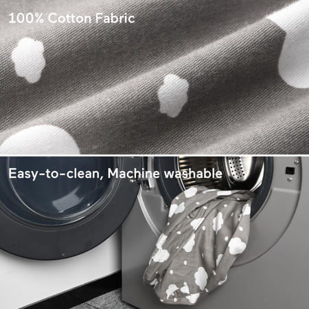 Momcozy Maternity Accessory Adjustable Nursing Pillow - Grey & White