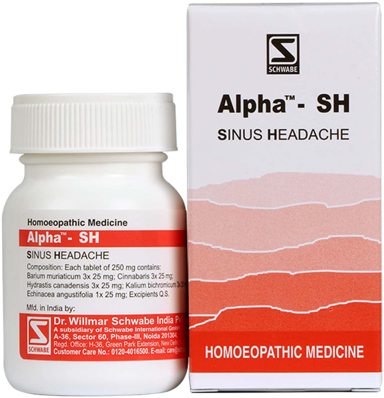 Dr. Willmar Schwabe India Alpha - Sh Sinus Headache 20 Gm