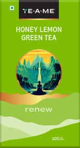 Te-a-me Honey Lemon - Green Tea Bags 100 Pcs