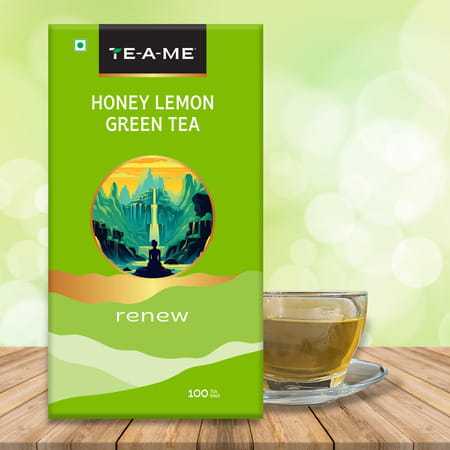 Te-A-Me Honey Lemon - Green Tea Bags 100 Pcs