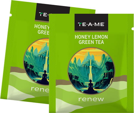 Te-A-Me Honey Lemon - Green Tea Bags 100 Pcs