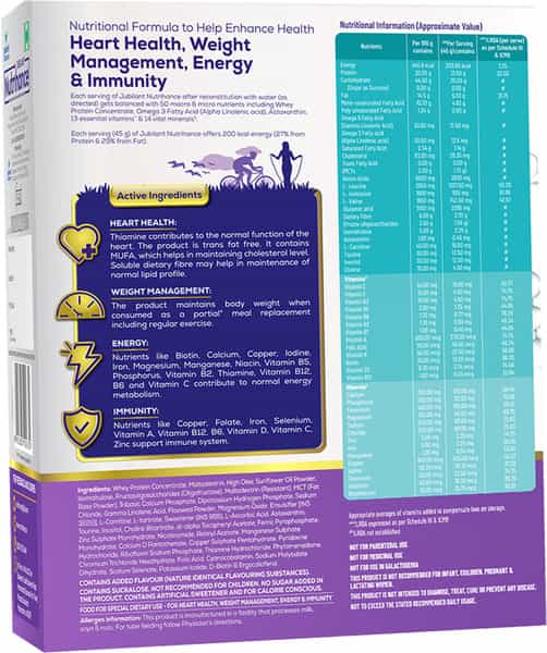 Jubilant Nutrihance Nutritional Formula Help Enhance Health (200G Vanilla Flavour)