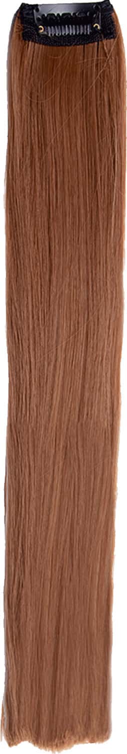 Streak Street Traditional Brown Straight Clip-On Strands
