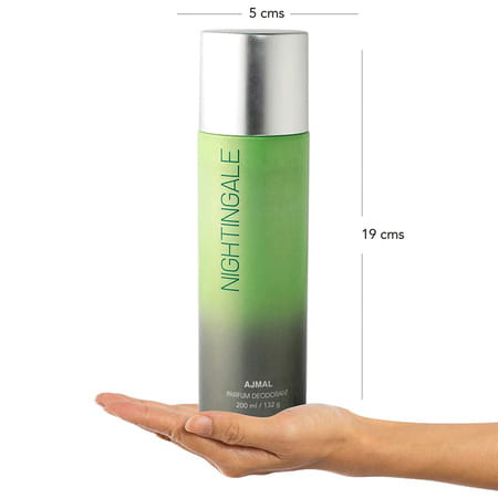 Ajmal 2 Nightingale For Men & Women & 1 Shadow Him For Men Deodorants Each 200ml Combo Pack Of 3