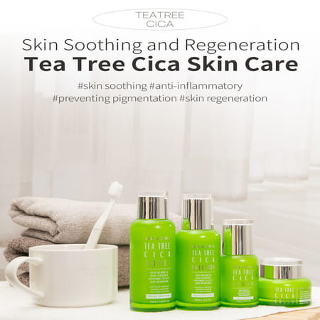 Orjena Tea Tree Cica Toner - Gentle Cleansing Men & Women - 250 Ml
