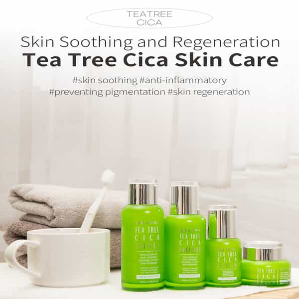 Orjena Tea Tree Cica Toner - Gentle Cleansing Men & Women - 250 Ml