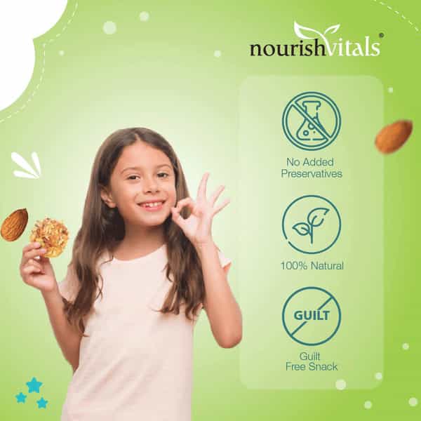 Nourishvitals Pista Cranberry Cookies + Almond Sugar Free Cookies Genius Snack 120G Each