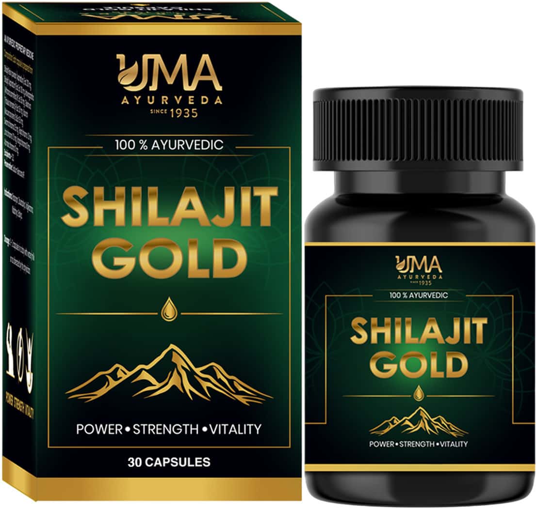 Uma Ayurveda Shilajit Gold Capsule - 30n