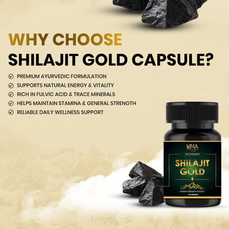 Uma Ayurveda Shilajit Gold Capsule - 30n