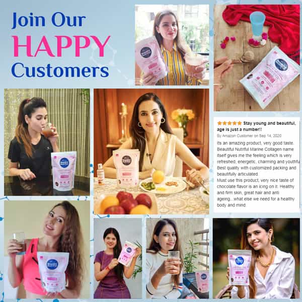 Dr. Morepen Marine Collagen Peptide | Chocolate | Pouch | Powder | 240 Gm