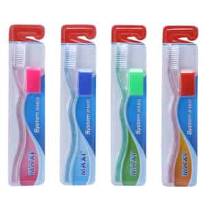 Maxi System Hard Toothbrush (pack Of 4)