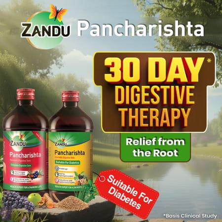 New Zandu Pancharishta Ayurvedic Digestive Tonic | Suitable For Diabetics | 450ml