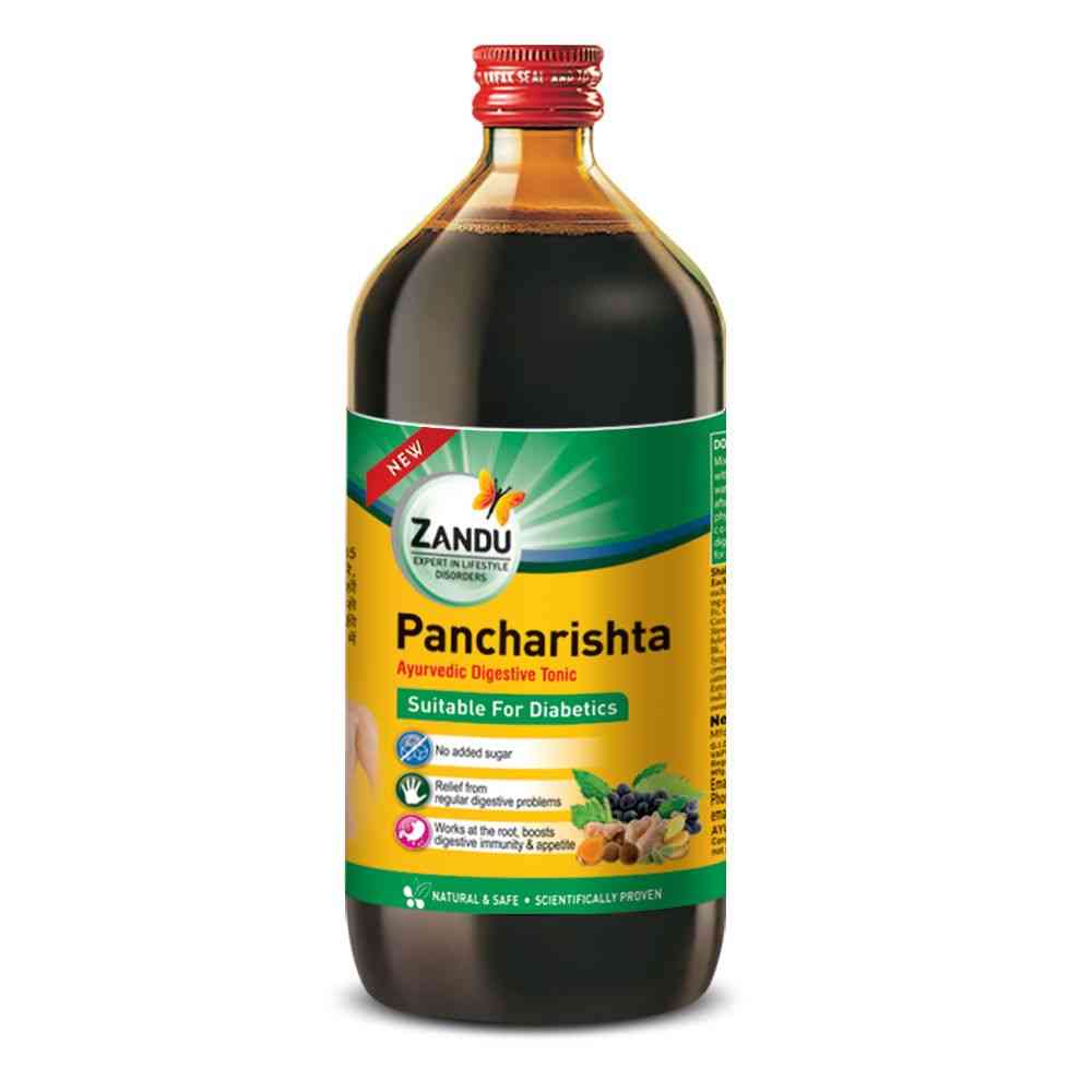 Buy Zandu Pancharishta Diabetic Digestive Tonic Bottle Of 450 Ml Online