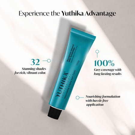 Yuthika Professional Creme Hair Color 1.0 Black 100g | Permanent Professional Hair Colour | Unisex