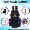 Outer Woods Insulin Cooler Bottle Case With 8 Mini Ice Gel Packs | 20+ Hrs Cooling | Medium - Silver