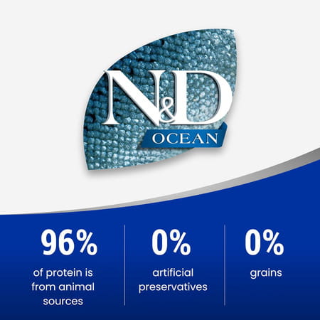 Farmina N&D Ocean Herring & Orange Cat Food | Premium Dry Food | 1.5kg