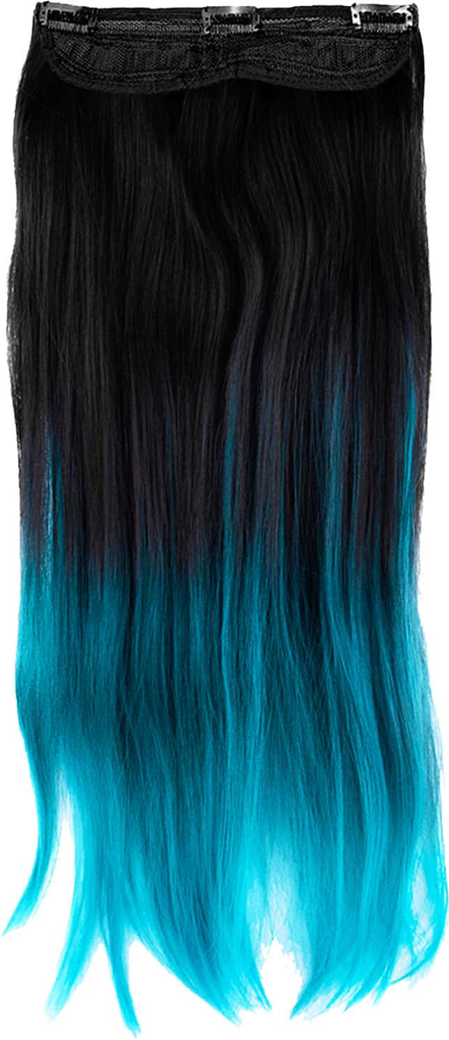 Streak Street Aquamarine Blue Ombre Hair Extensions