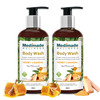 Medimade Honey And Sandal Body Wash - 300 Ml X 2 ( Pack Of 2 )